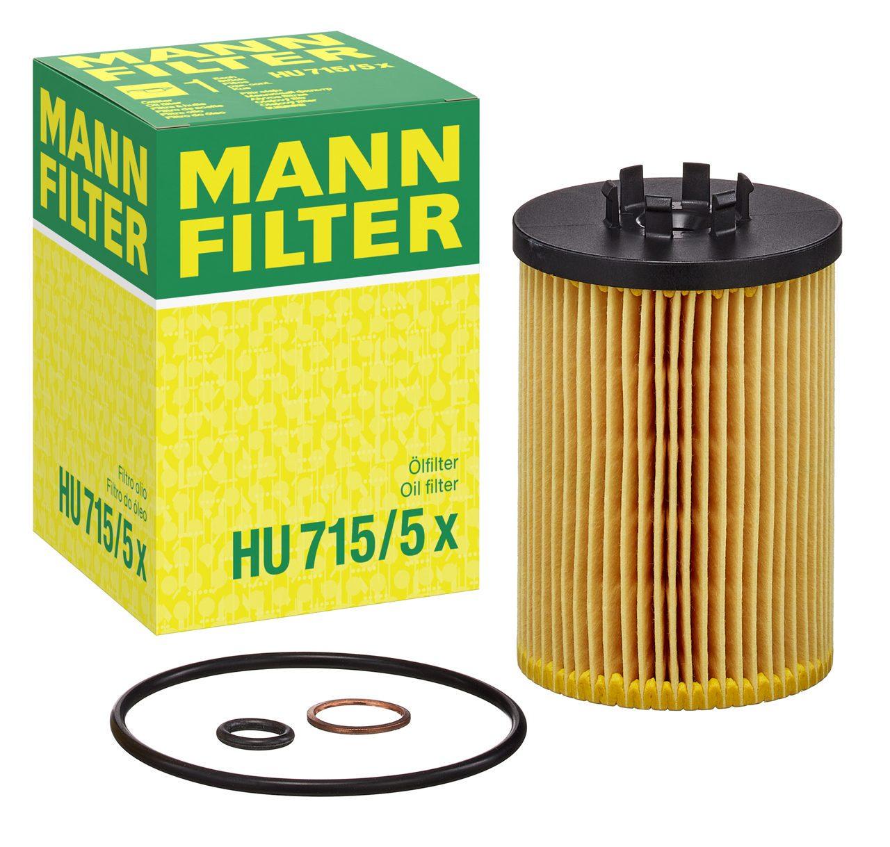 Фильтр смазки Mann-Filter (HU715/5X) Фильтр смазки Mann-Filter (HU715/5X)