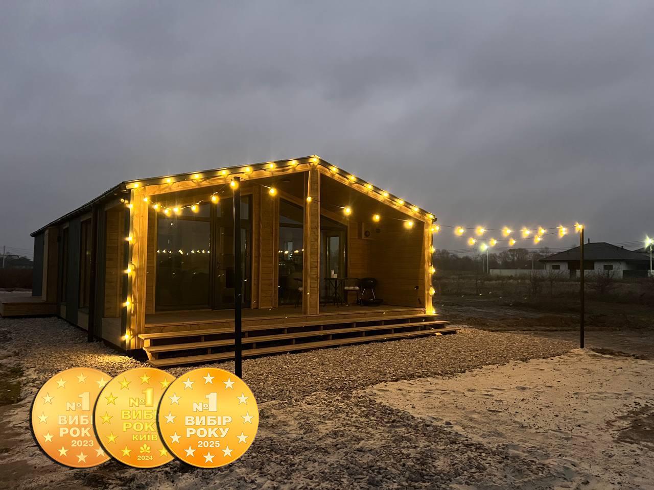 Дом модульный SCANDI Mobility Double 4 дерево 65,5 кв.м