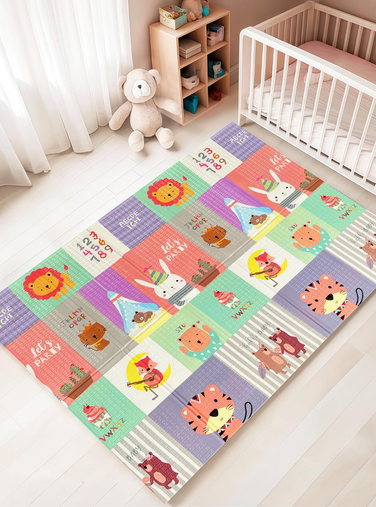 Развивающий коврик DobraMama двухсторонний 150х200 см Бежевый (73713) Развивающий коврик DobraMama двухсторонний 150х200 см Бежевый (73713)