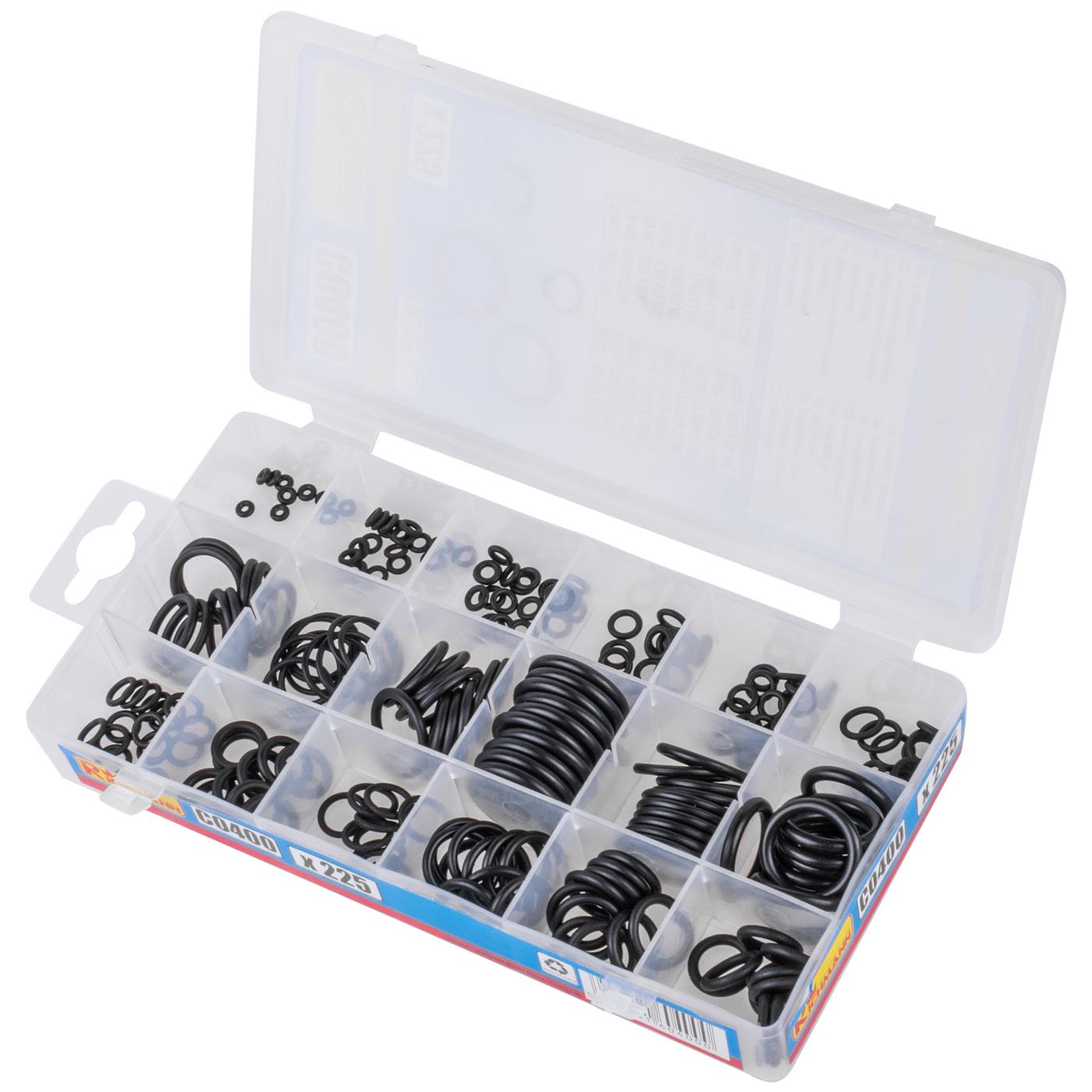 Набір резинок стійких до палива та мастила Richmann 225 шт. (C0400) Набір резинок стійких до палива та мастила Richmann 225 шт. (C0400)