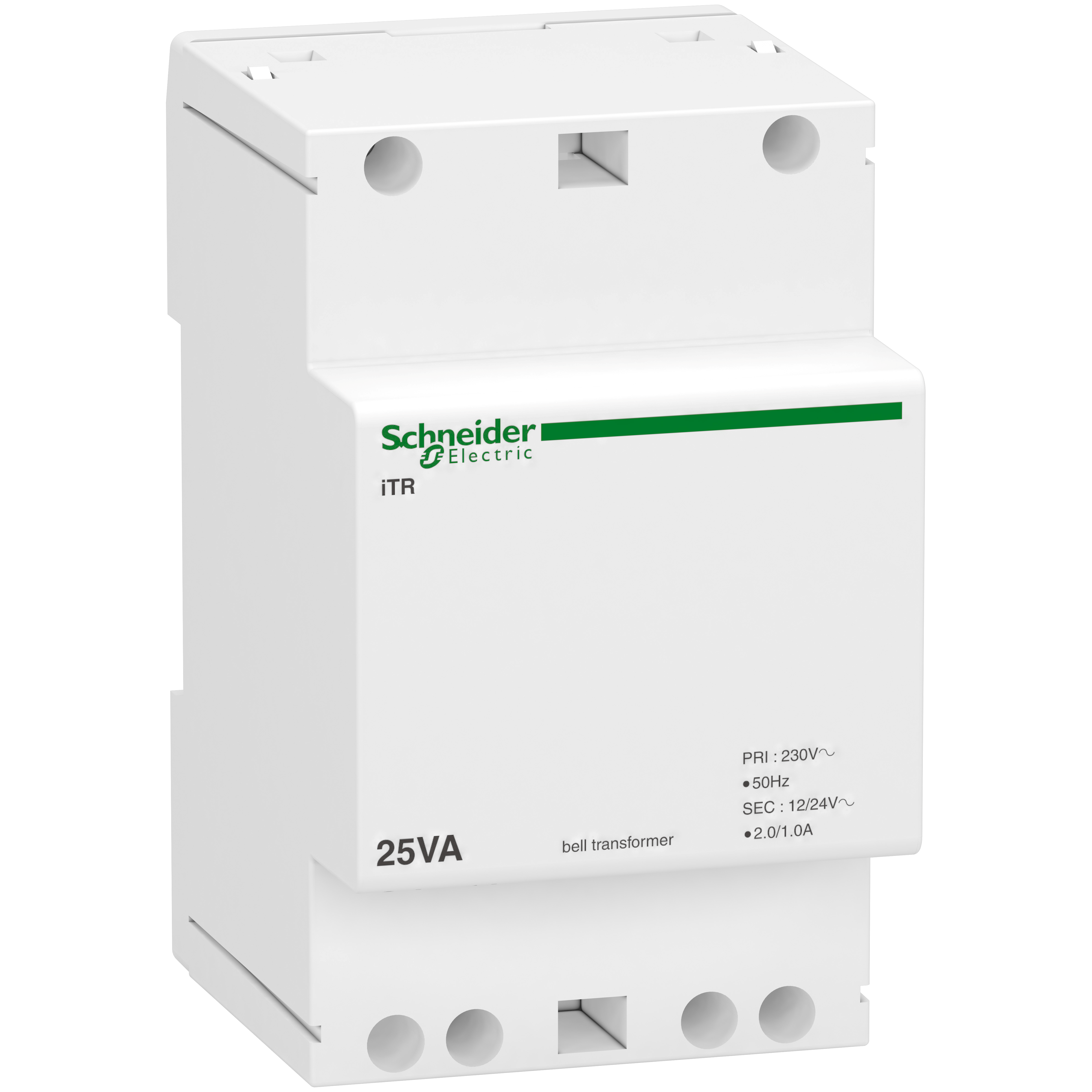 Трансформатор на DIN-рейку дзвінковий Schneider Electric ITR 25ВА 220 В/12-24 В (A9A15215)