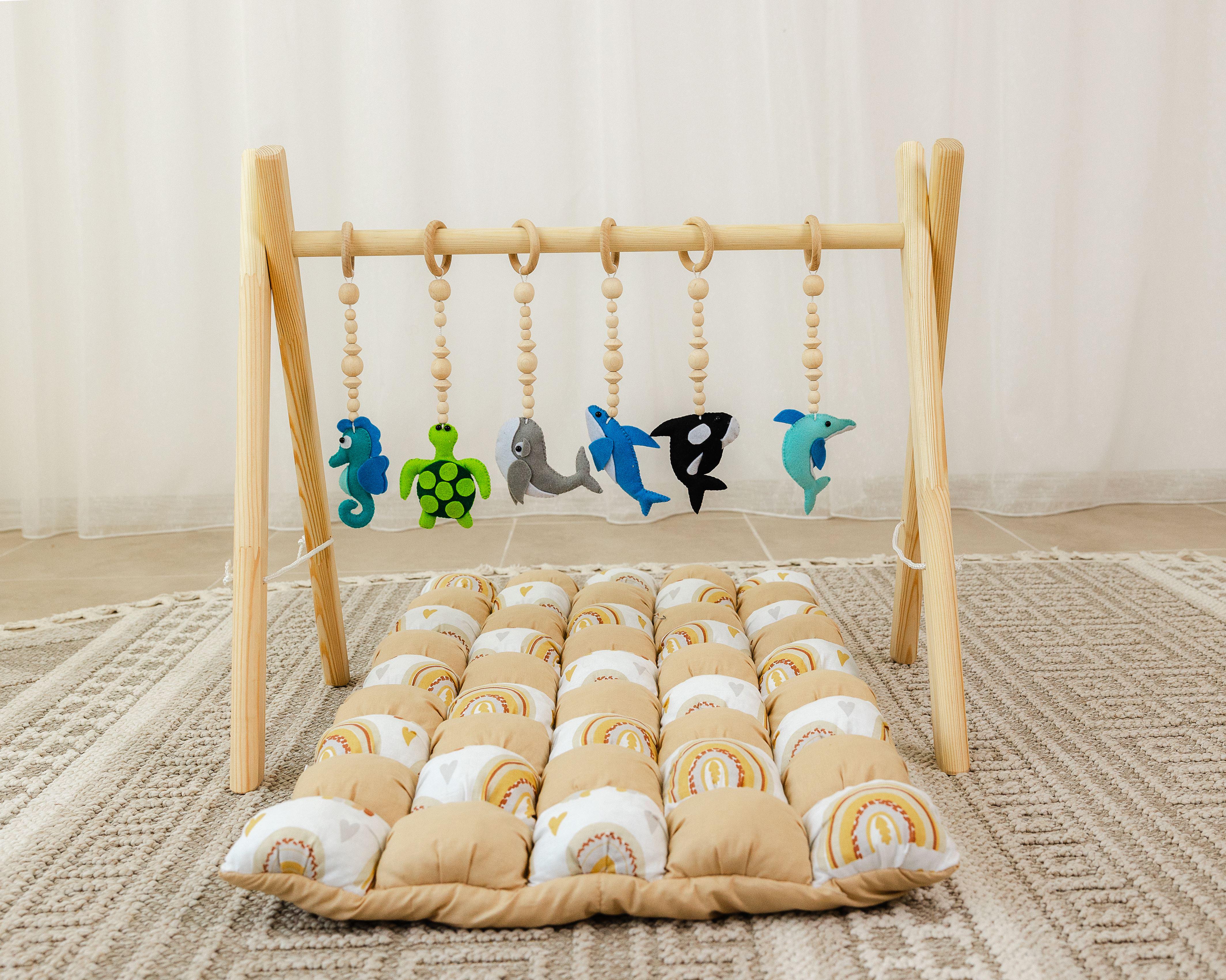 Мобиль детский напольный Подводный мир с матрасом Rainbow (0002311)