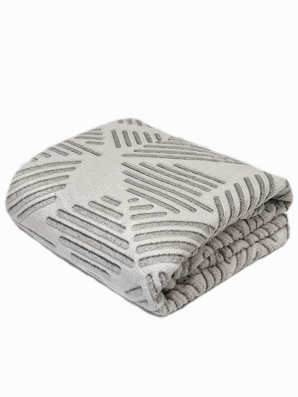 Плед флисовый Malloory Home Серый 200x230 см (1398)