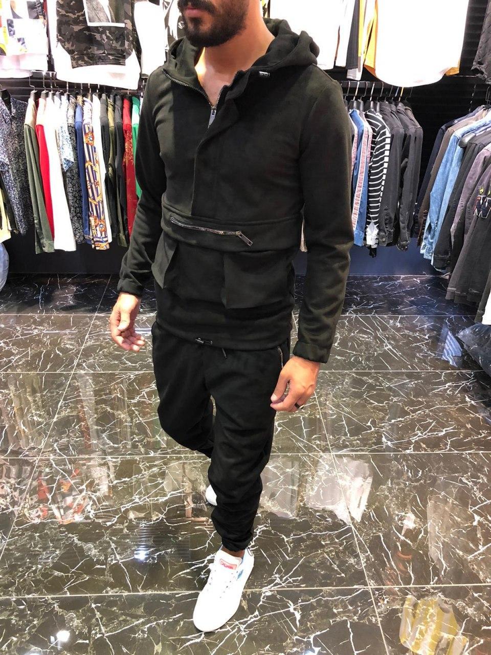 Спортивный костюм 5-252 XL Черный (9601)