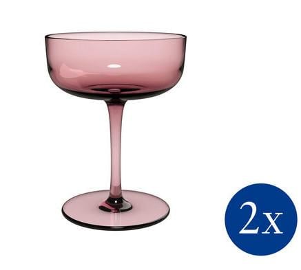 Набір келихів для шампанського Villeroy & Boch Like Glass Grape 100 мл 2 шт. Рожевий (1951788210) - фото 7 Набір келихів для шампанського Villeroy & Boch Like Glass Grape 100 мл 2 шт. Рожевий (1951788210) - фото 7