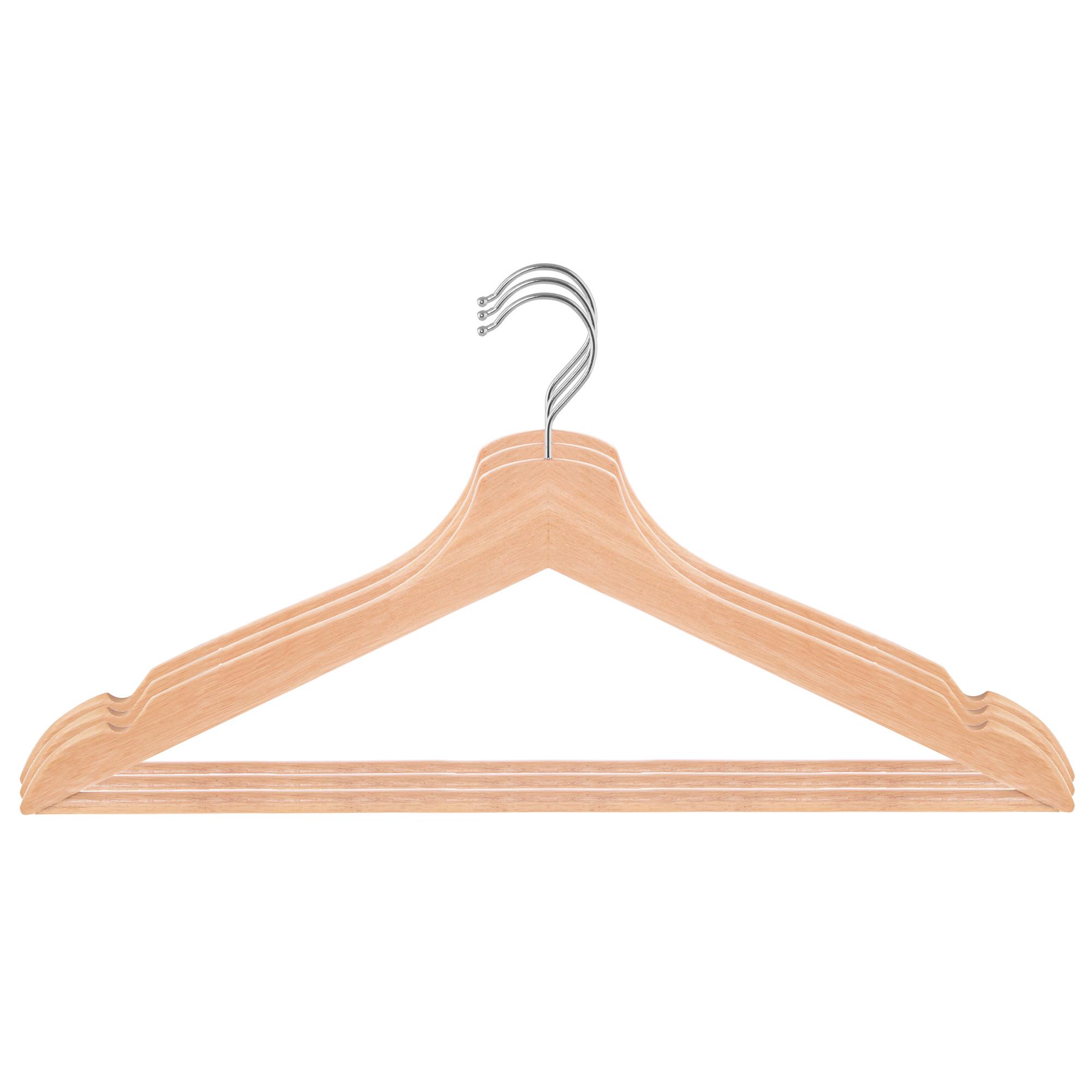 Набор вешалок для одежды Springos дерево 3 шт. (HG0001) - фото 3