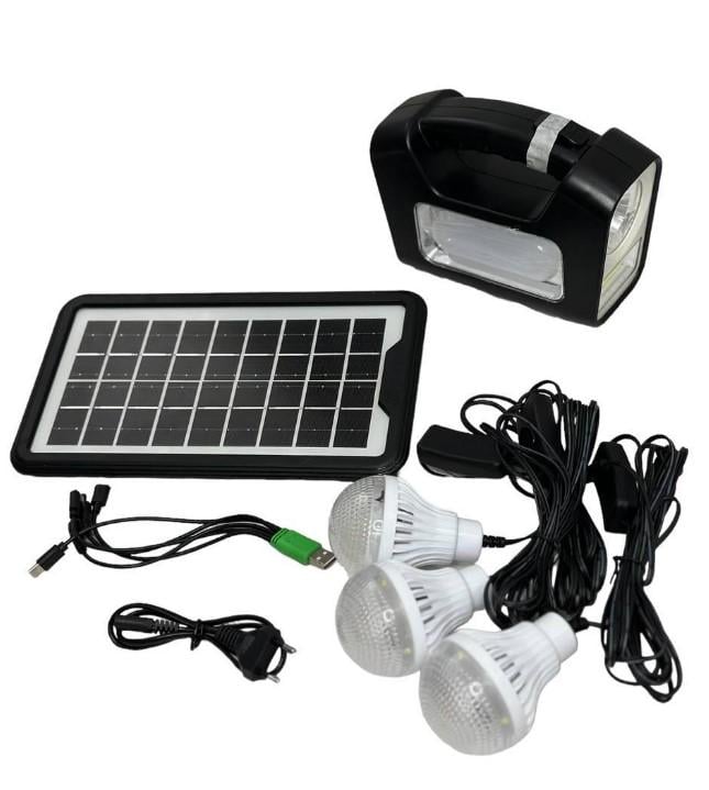 Сонячна станція GDPLUS GD-9 з вбудованим акумулятором/ліхтарем і додатковою лампою 4500 мАг (1988504710) - фото 3