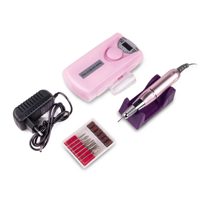 Фрезер для манікюру Nail Drill Mobile BQ-101 45 Вт 30000 об. Pink