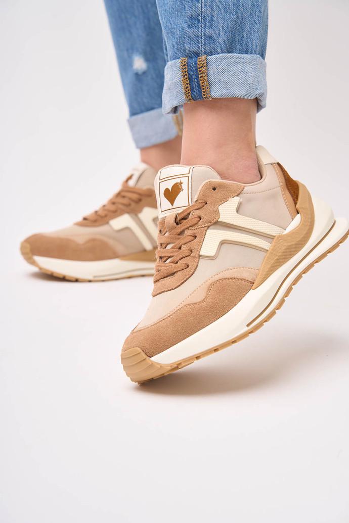 Кроссовки женские LONZA р. 38 Бежевый (174905) - фото 4 Кроссовки женские LONZA р. 38 Бежевый (174905) - фото 4