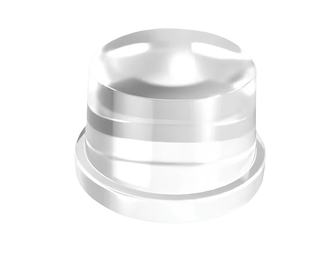 Стопер дверний самоклеючий круглий силікон 1 шт. Прозорий (571246906)