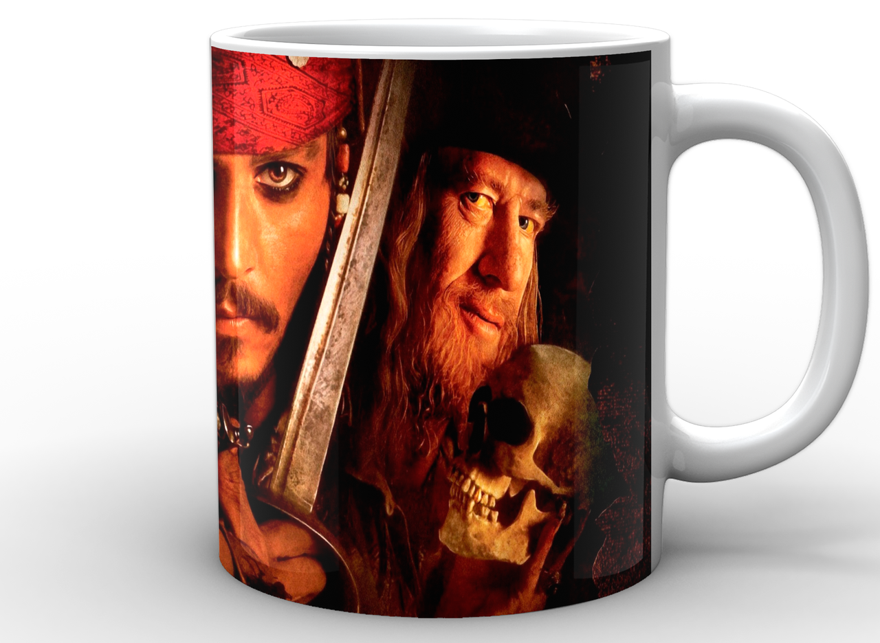 Чашка GeekLand Pirates of the Caribbean гектор барбосса 330 мл Белый (PC.02.027)