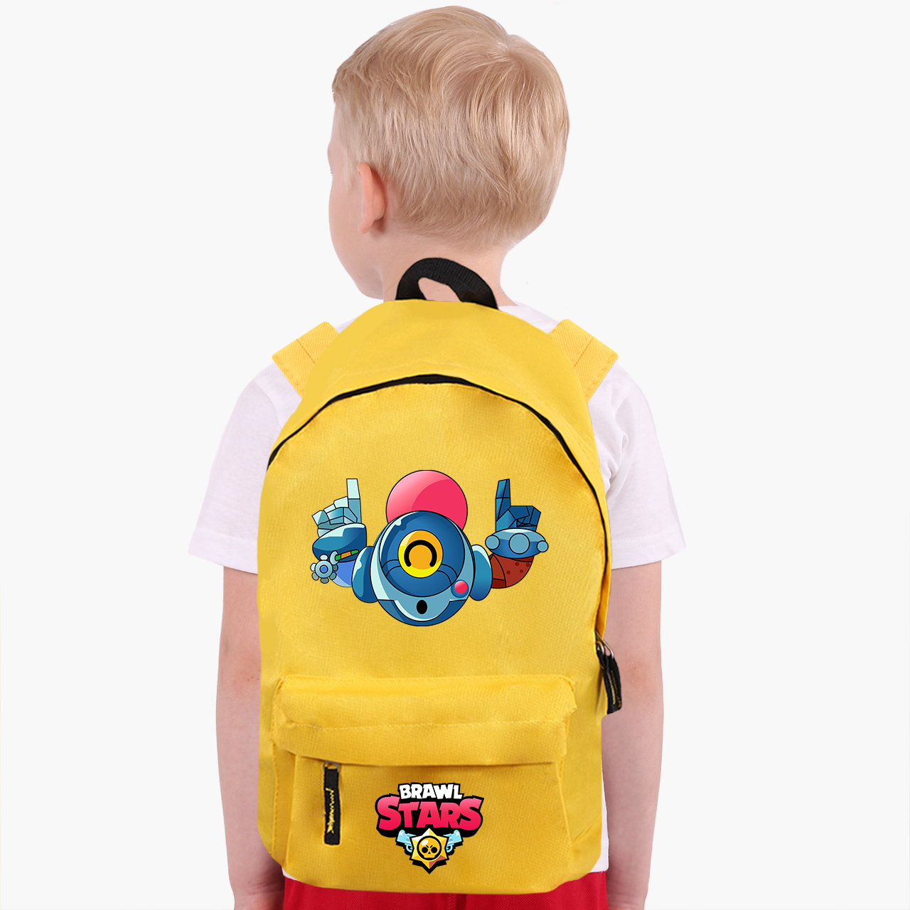Рюкзак детский Tick Brawl Stars Желтый (9263-1704-SY) - фото 2 Рюкзак детский Tick Brawl Stars Желтый (9263-1704-SY) - фото 2