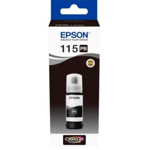 Чернила для принтера Epson 115 EcoTank Photo Black (C13T07D14A) - фото 2