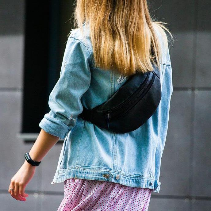 Сумка на пояс из эко-кожи Черный - фото 18 Сумка на пояс из эко-кожи Черный - фото 18