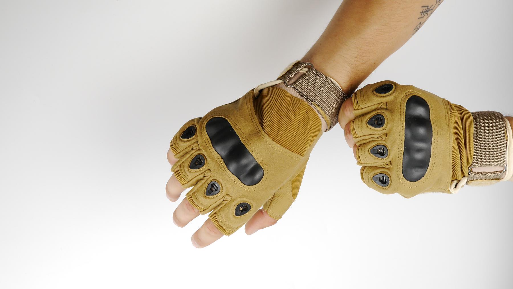 Перчатки без пальцев Equipment М06 Койот