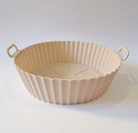 Форма силіконова для аерогрилів та аерофритюрниць Бежевий (W-833) - фото 5 Форма силіконова для аерогрилів та аерофритюрниць Бежевий (W-833) - фото 5