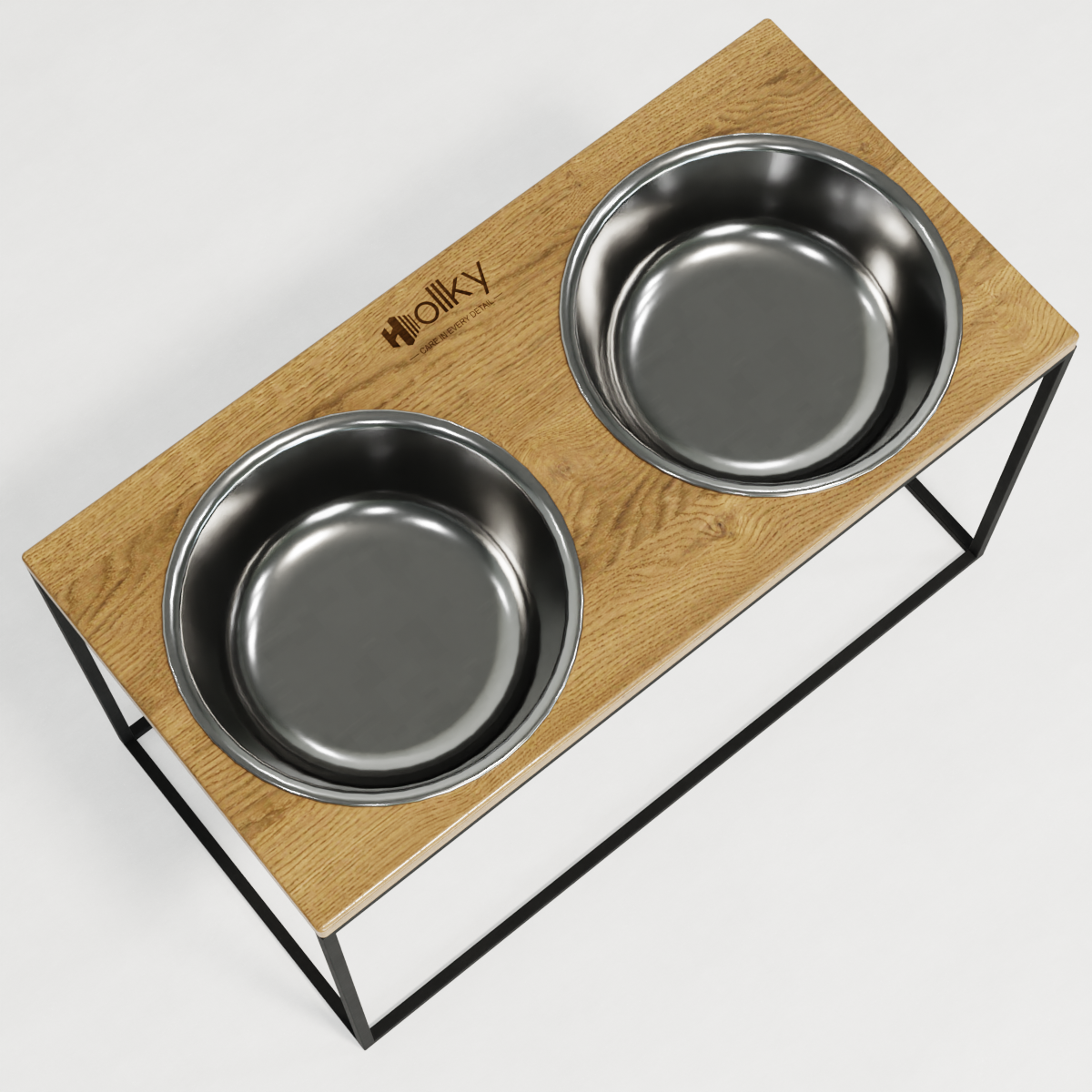 Миски на подставке для очень больших собак Hollky Base XXL40 2х2,8 л (BXXL40-643240-BLNT) - фото 8 Миски на подставке для очень больших собак Hollky Base XXL40 2х2,8 л (BXXL40-643240-BLNT) - фото 8