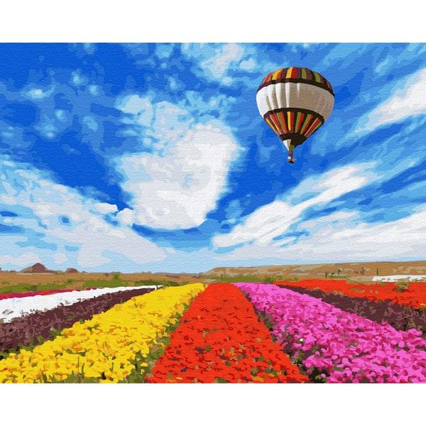 Картина по номерам Brushme GX34021 Полет над тюльпанным полем 40x50 см (1397618675)