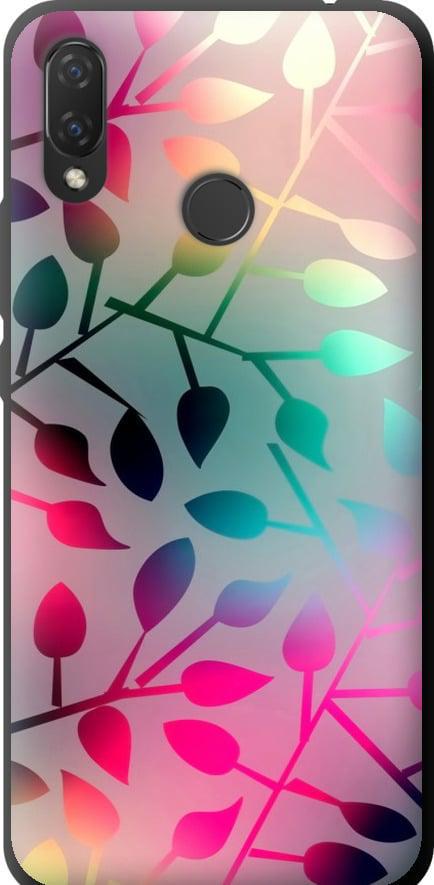 Чехол на Huawei P Smart Plus Листья (2235b-1555-42517)