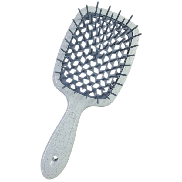 Расческа для волос продувная Super Brush 20 см Серо-оливковый