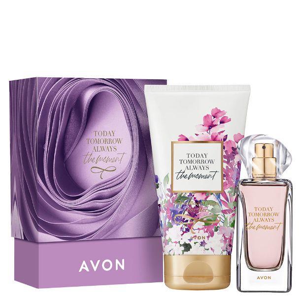 Набор женский парфюмированный Avon TTA The Moment 2в1 аромат лосьон для тела 50/150 мл (AV15790)