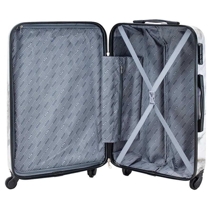 Чемодан SEMI LINE 28" L 96 л White Marble (DAS303341) - фото 6