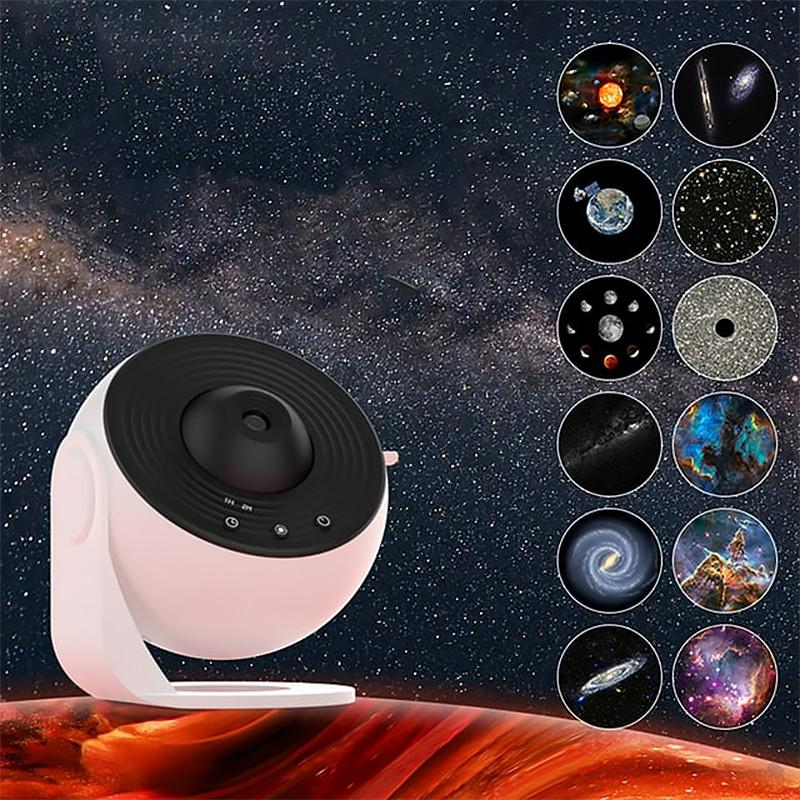 Проектор Звездное небо с вращением на 360° Galaxy Projector - фото 3