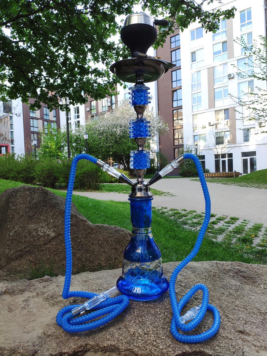 Кальян Hookah Musa Rio Plus 60 см на 2 персоны Blue