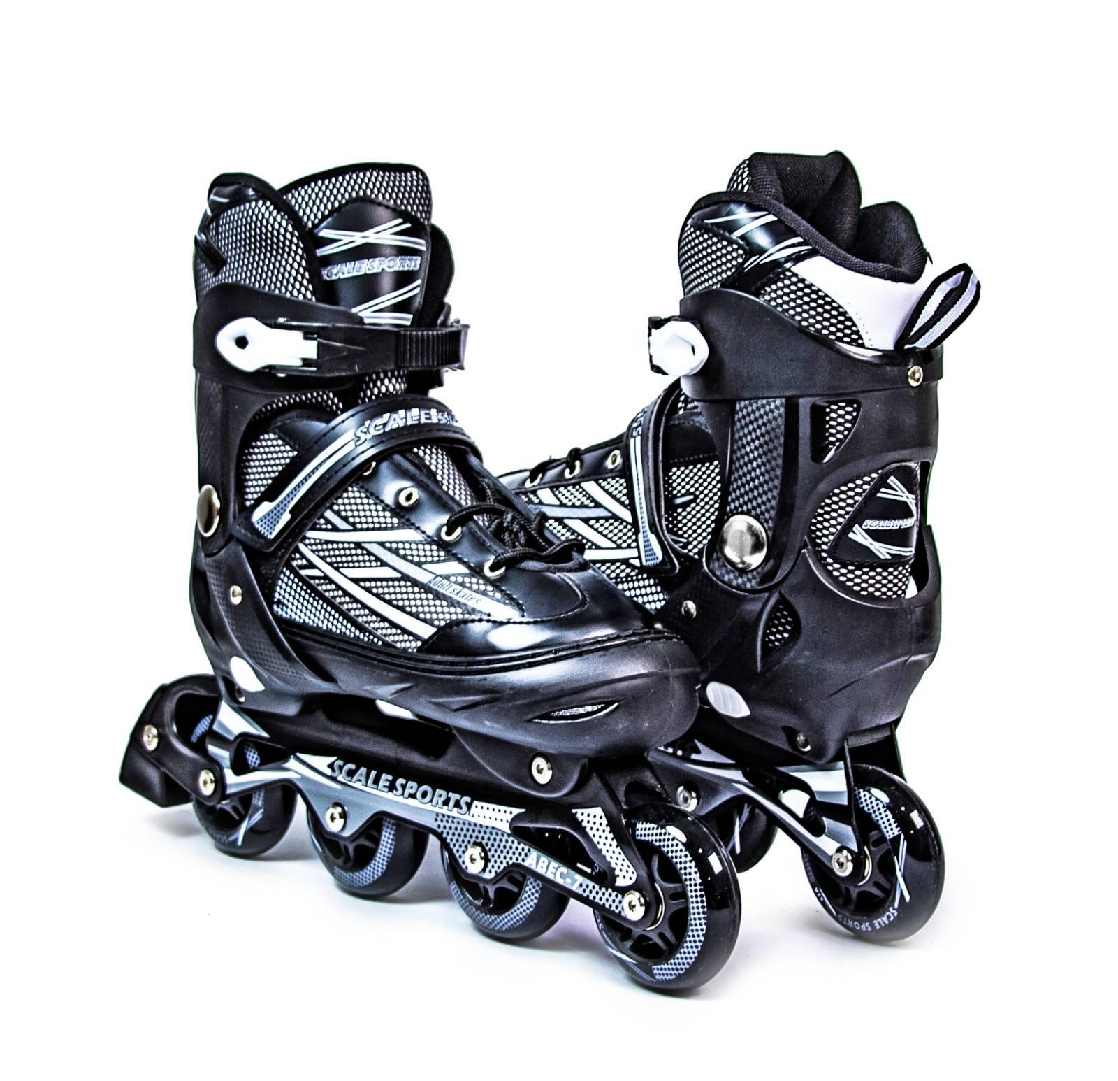 Коньки роликовые Scale Sports Skates р. 41-44 Black (2101754733) - фото 1