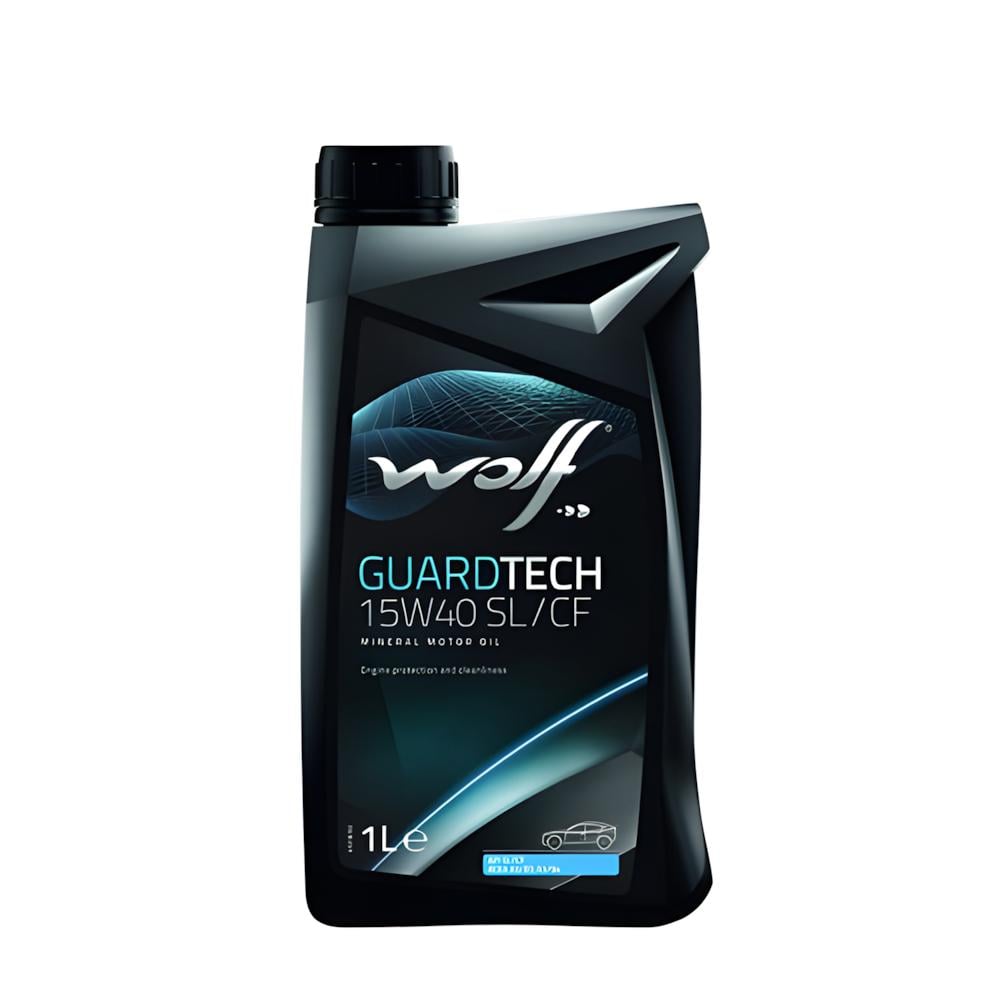 Моторна олива WOLF GuardTech A3/B3/B4 SL/CF 15W-40 1 л (8300110)