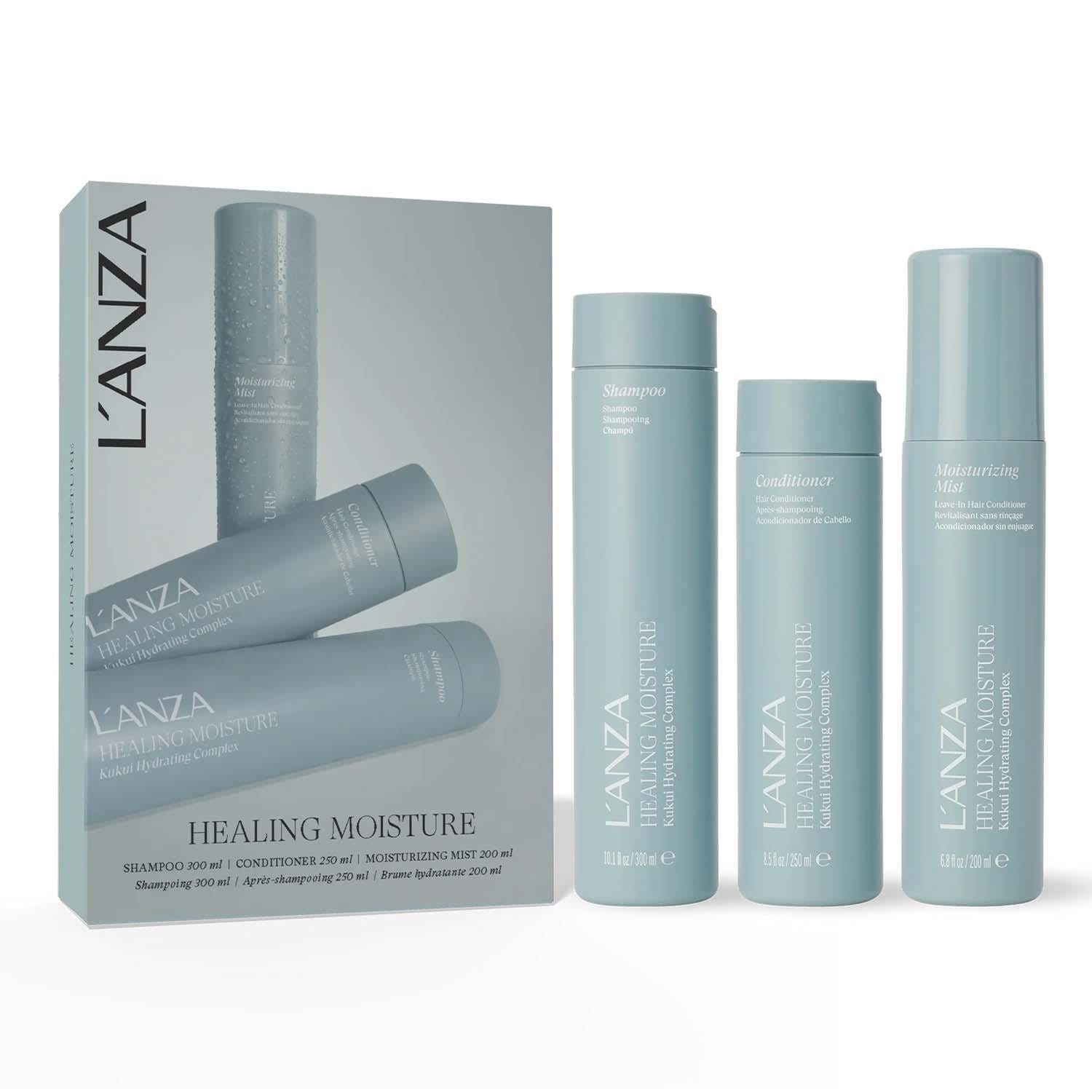 Набор для увлажнения волос L’ANZA Healing Moisture Holiday Trio