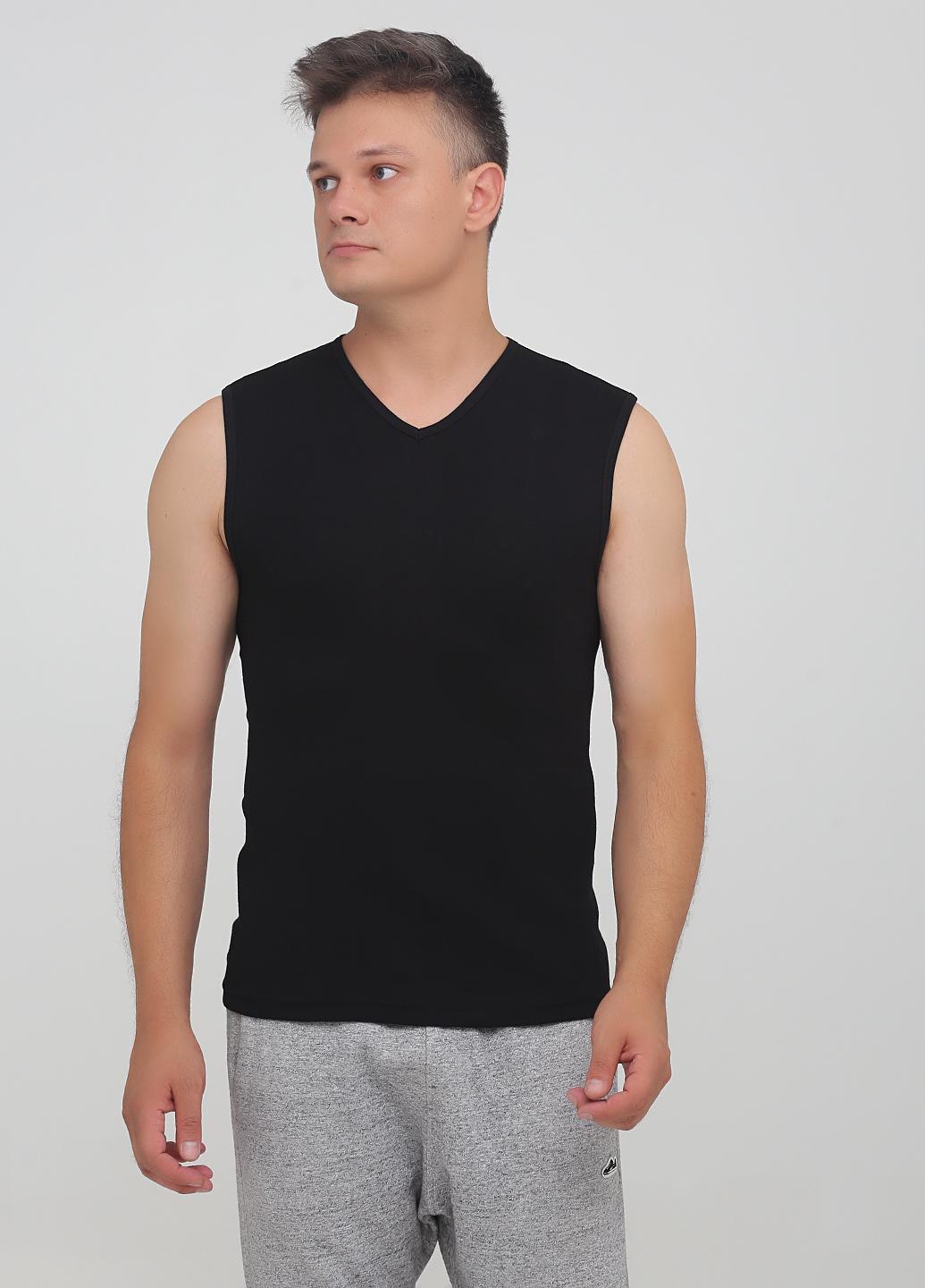 Майка мужская Наталюкс 2XL Черный (2112023290951)