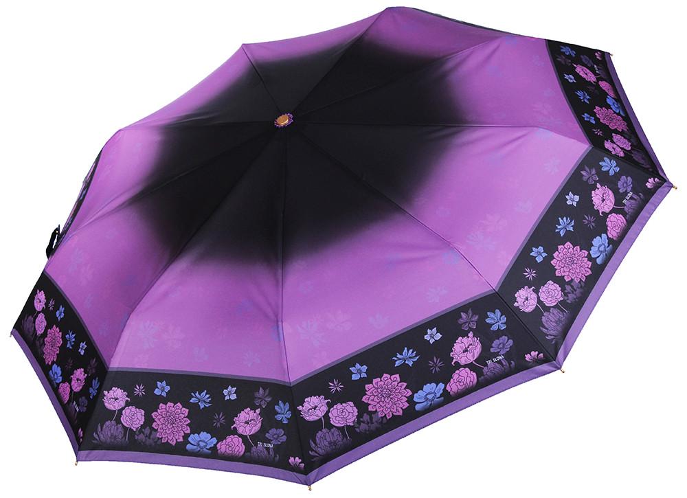 Парасолька жіноча складана Три Слона автомат D 106 мм Multicolor (3690-6)