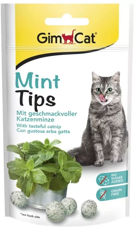 Вітаміни GimCat Mint Tips для котів 40 г (22394032)