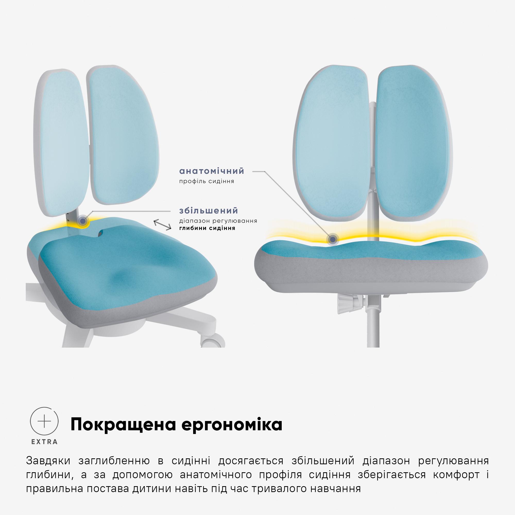 Детское кресло Mealux Onyx Duo Голубой/Серый (Y-115 BLG) - фото 7 Детское кресло Mealux Onyx Duo Голубой/Серый (Y-115 BLG) - фото 7