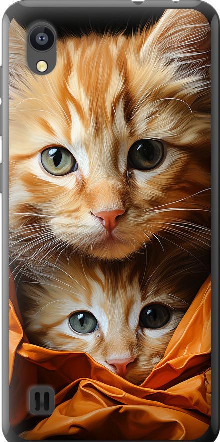 Чехол на ZTE Blade A5 2019 Котики 2 (5664u-2109-42517)