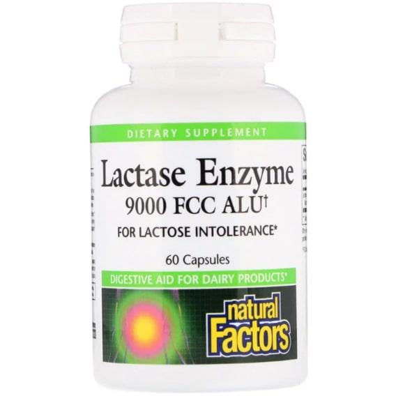 Лактаза Factors Natural Lactase Enzyme 9000 FCC ALU NFS-01740 60 капс. (000002272)