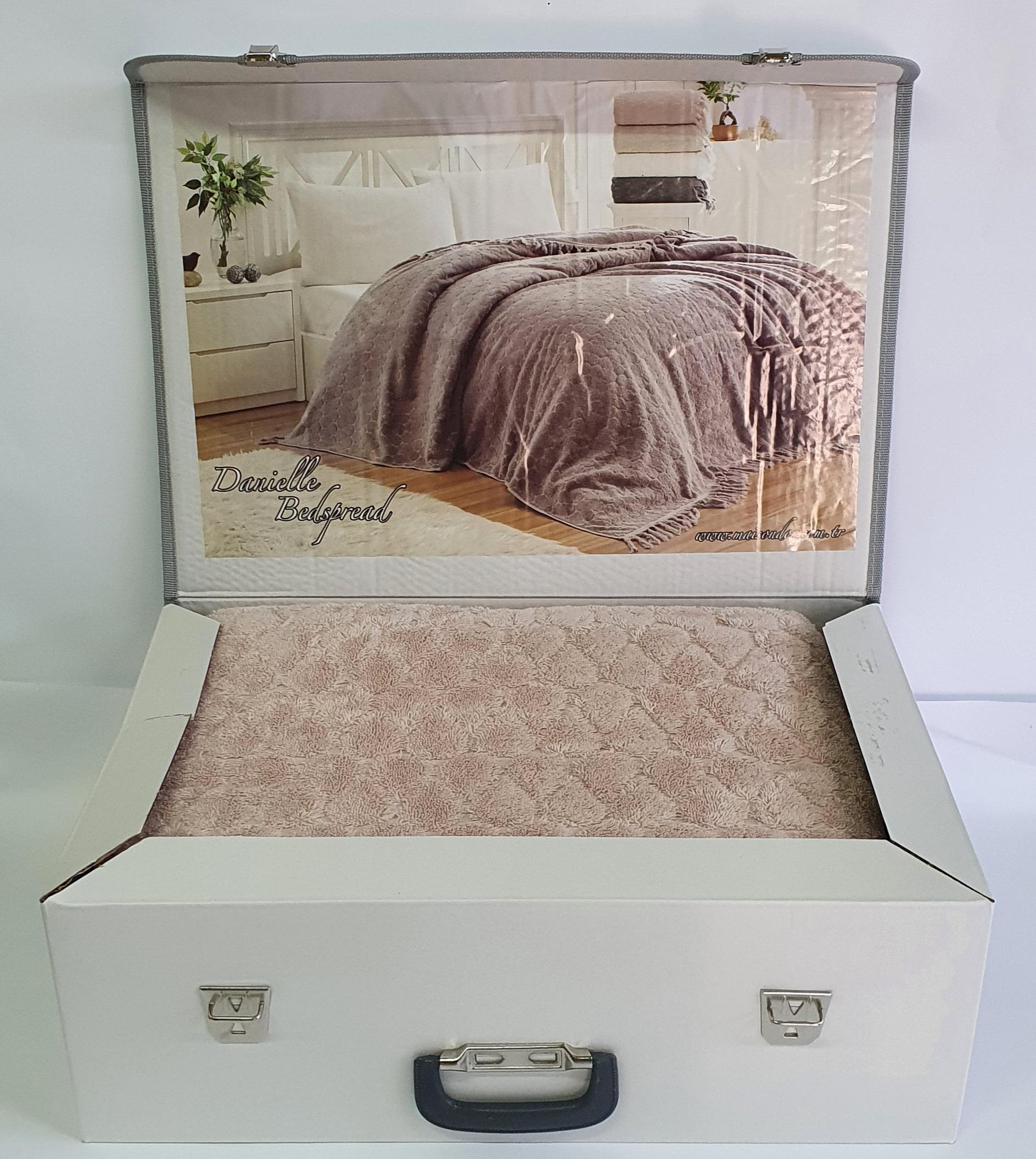 Покривало махрове Maison D'or Daniella 220x240 Rosa (CN4068)