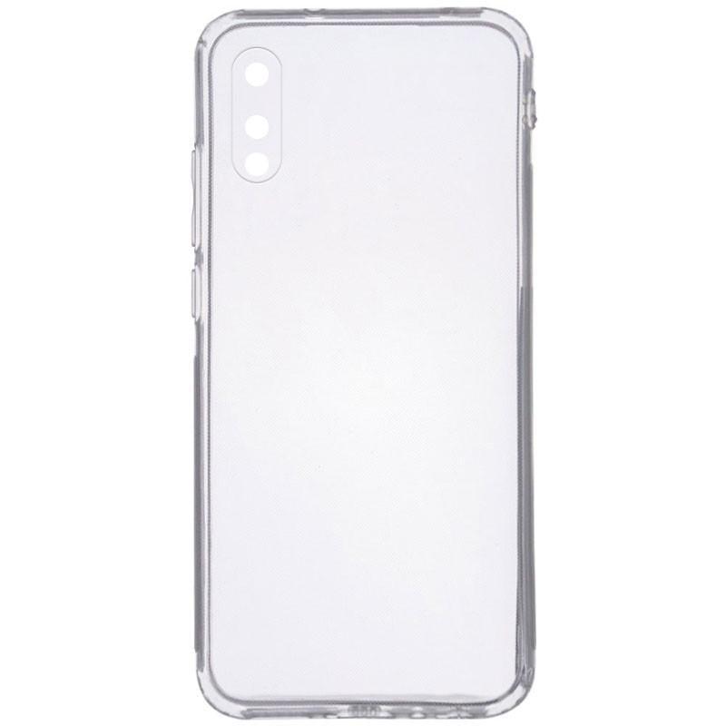 Противоударный TPU чехол Epic 1,5mm Full Camera для Samsung Galaxy A02 Transparent
