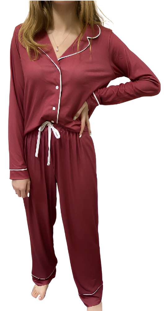 Пижама Boohoo XL Бордовый (13331511)