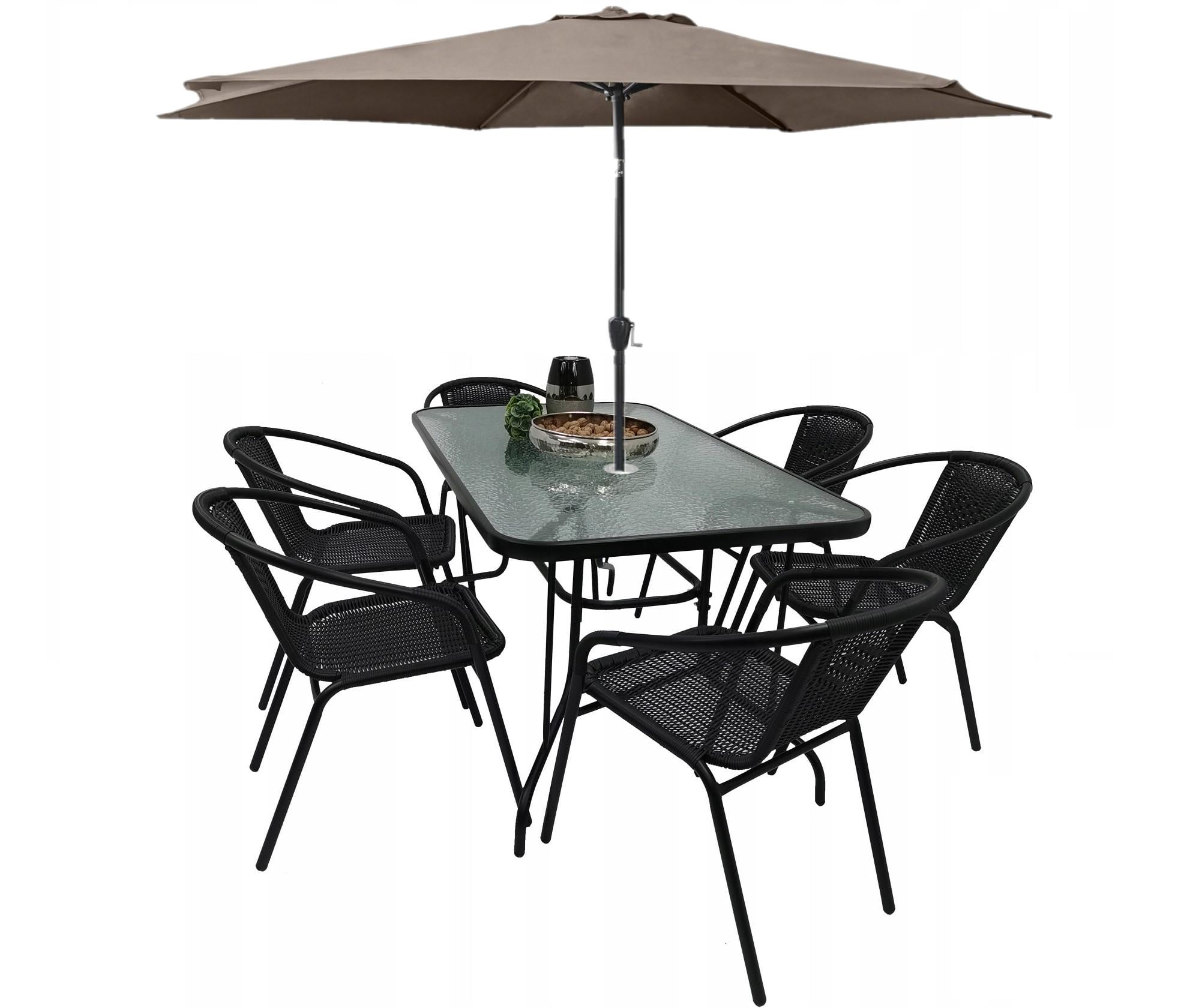 Комплект садовой мебели Kontrast Garden Boston Black-6B (787891)