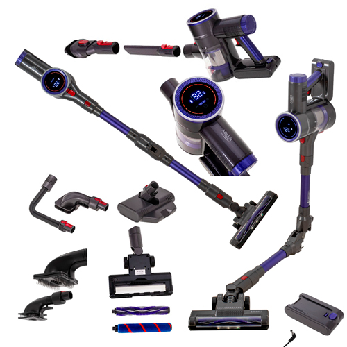 Пылесос беспроводной вертикальный Adler AD 7061 для аллергиков с дисплеем циклонная фильтрация - фото 17 Пылесос беспроводной вертикальный Adler AD 7061 для аллергиков с дисплеем циклонная фильтрация - фото 17