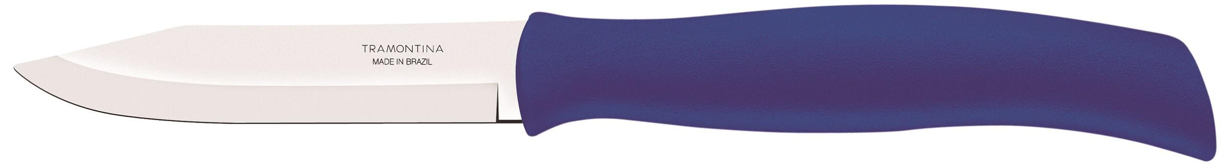 Кухонний ніж Tramontina Athus для совощів 76 мм Blue (23080/913)