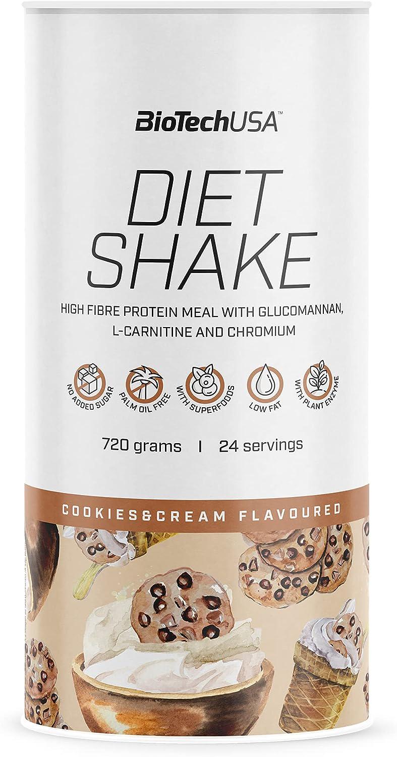 Протеин BioTech Diet Shake Cookies & Cream 720 g