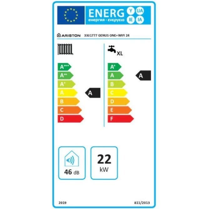 Котел газовый Ariston Genus One+ WiFi 24 24 кВт 240 м2 конденсационный двухконтурный (3301777) - фото 7
