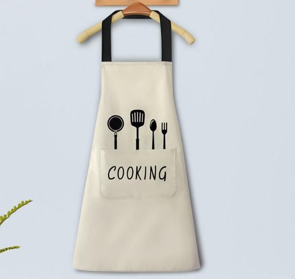 Фартук кухонный 11185 50х61х75 см Бежевый с коричневым (4571557) Фартук кухонный 11185 50х61х75 см Бежевый с коричневым (4571557)