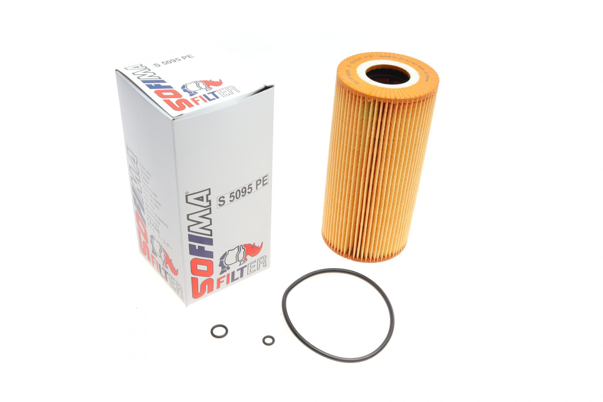 Фільтр масляний SOFIMA для MB Sprinter 2,3/2,9TDI 96-00 OM601/602- (S 5095 PE)