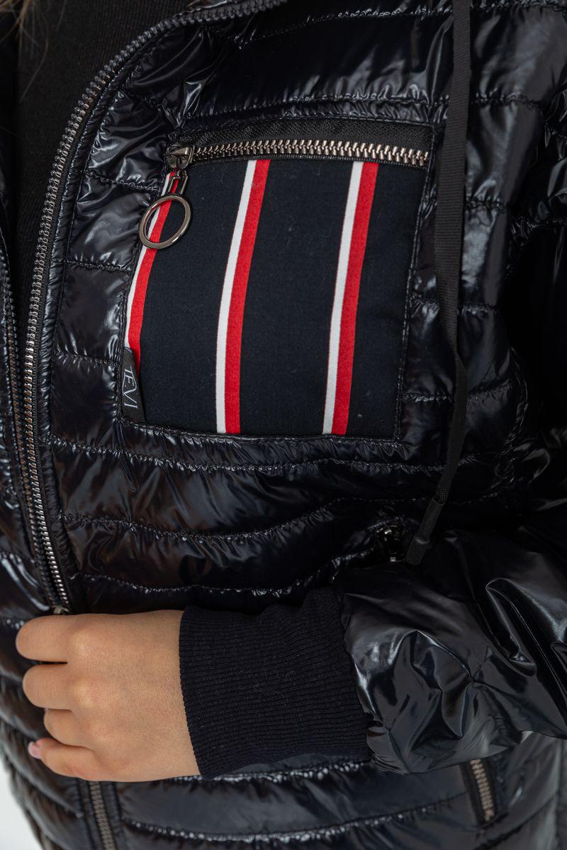 Куртка жіноча Ager демісезонна 4XL-5XL Чорний (102R5222) - фото 6 Куртка жіноча Ager демісезонна 4XL-5XL Чорний (102R5222) - фото 6