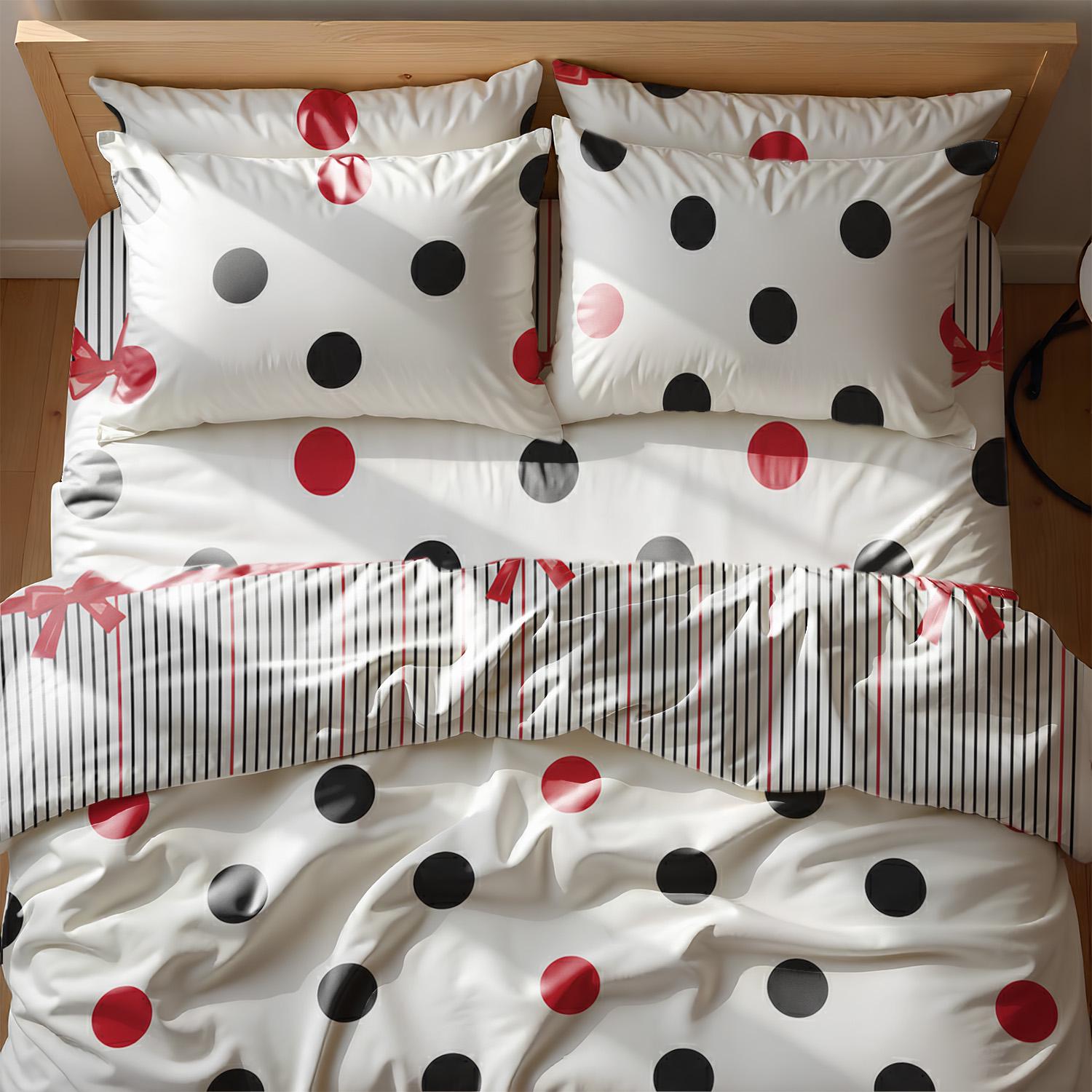 Комплект постельного белья Zastelli Р507 Горох бязь двуспальный 175x210см