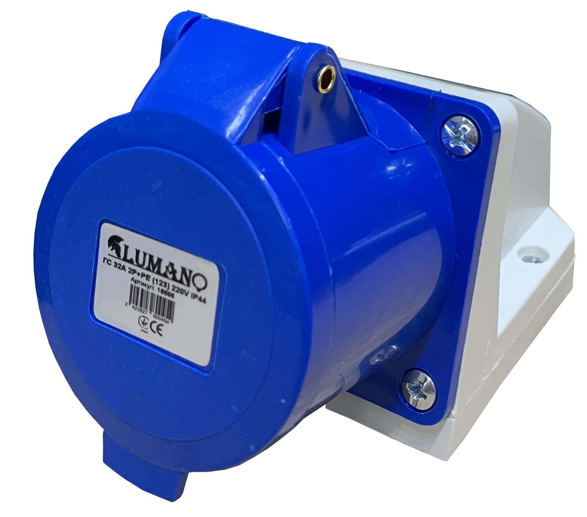 Гніздо стаціонарне Lumano ГС 32A 2P+PE (123)